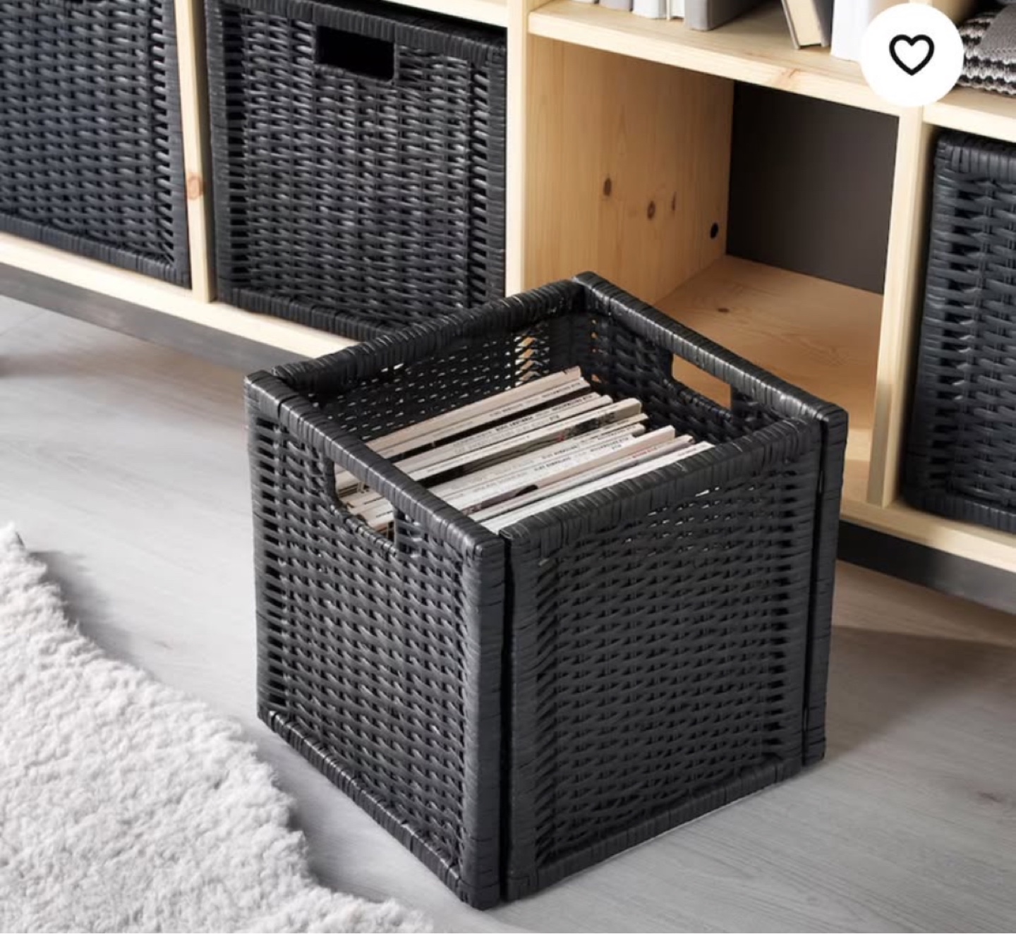 Handwoven Rattan Storage Box - photo 2