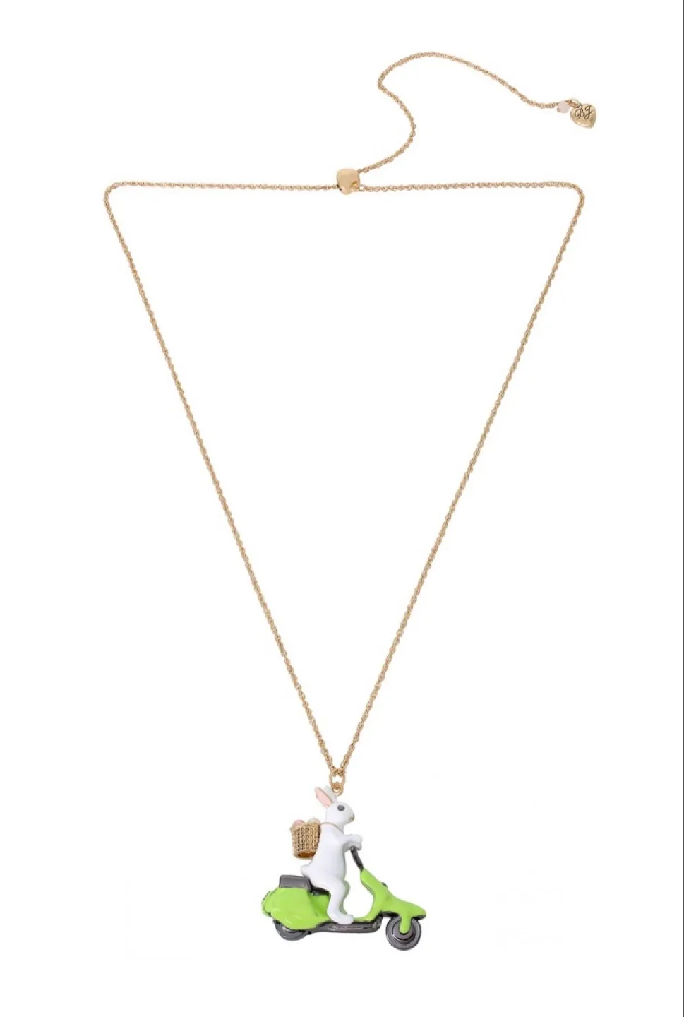Betsey Johnson Bunny Scooter Necklace image indicator(7)