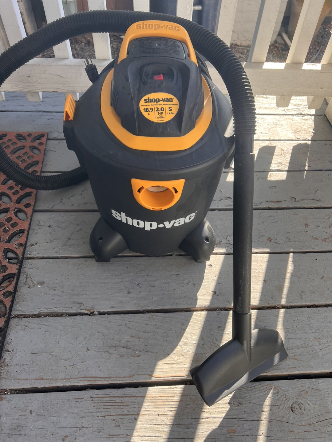18.9 L Shop-Vac Wet/Dry - photo 2