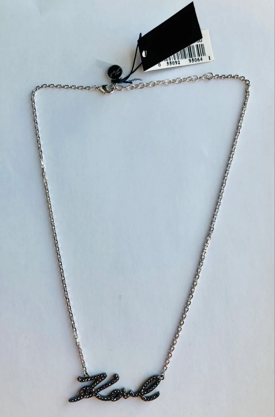 Karl Lagerfeld 'Karl' Swarovski Signature Necklace image indicator(2)