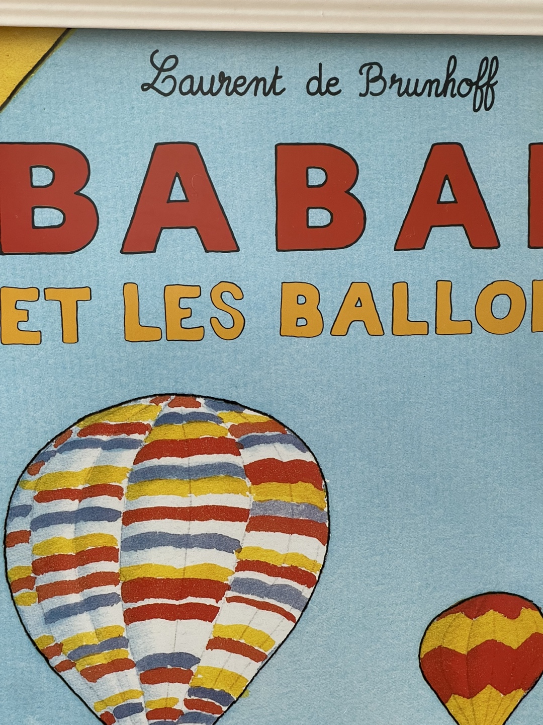 Framed Babar Et Les Ballons Print - photo 2