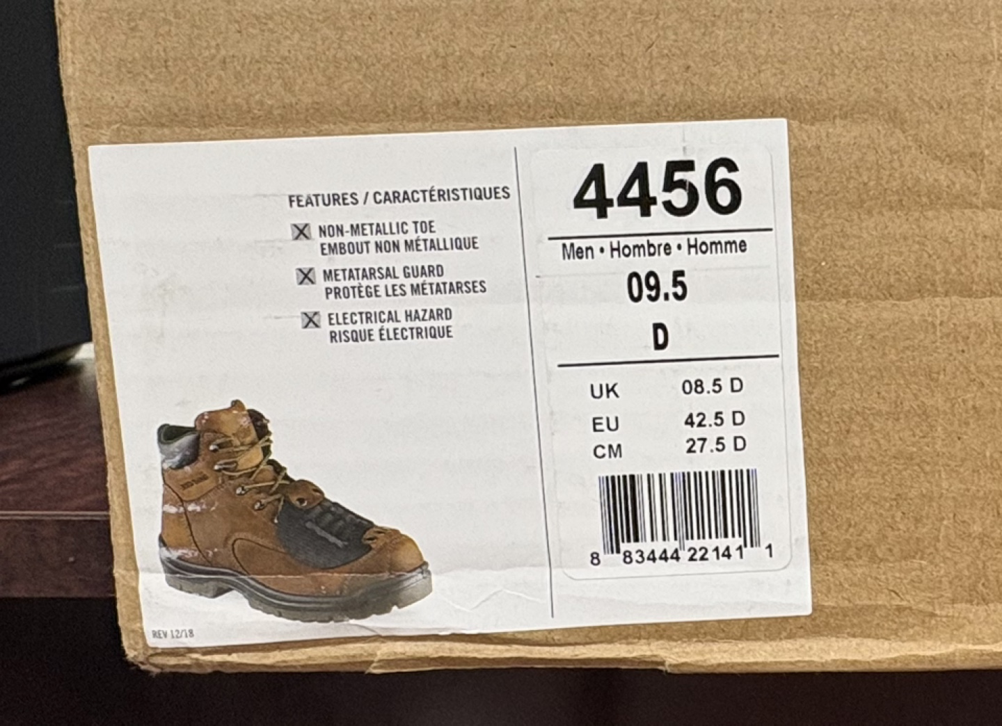 Men's Red Wing Shoes King Toe Work Boots Size 9.5D - photo 3