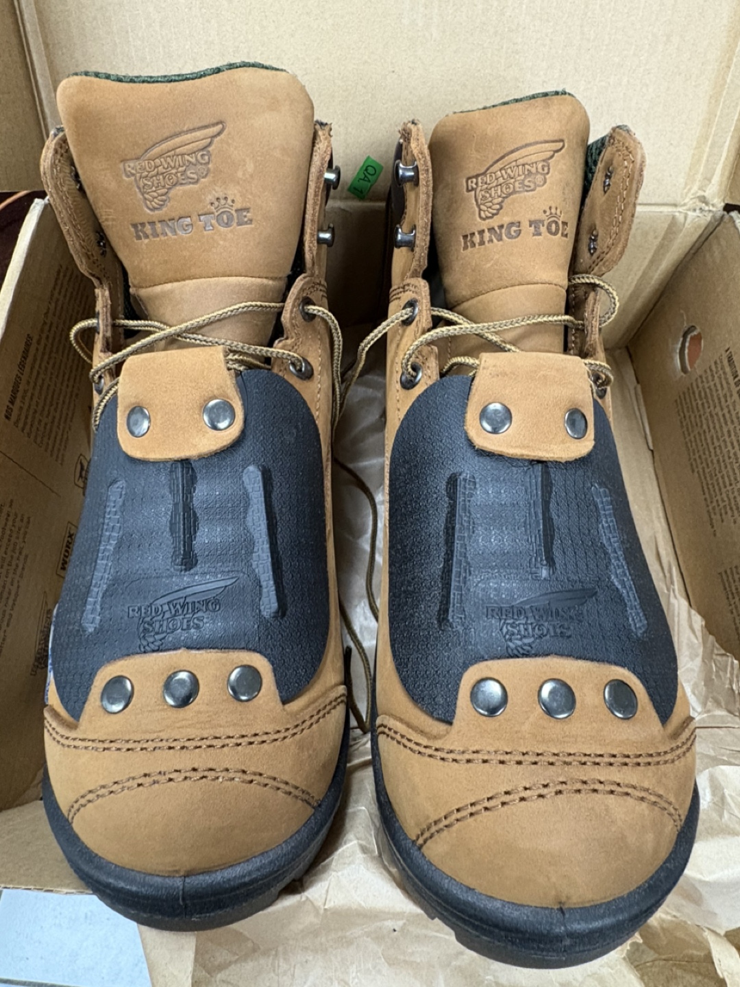 Men's Red Wing Shoes King Toe Work Boots Size 9.5D