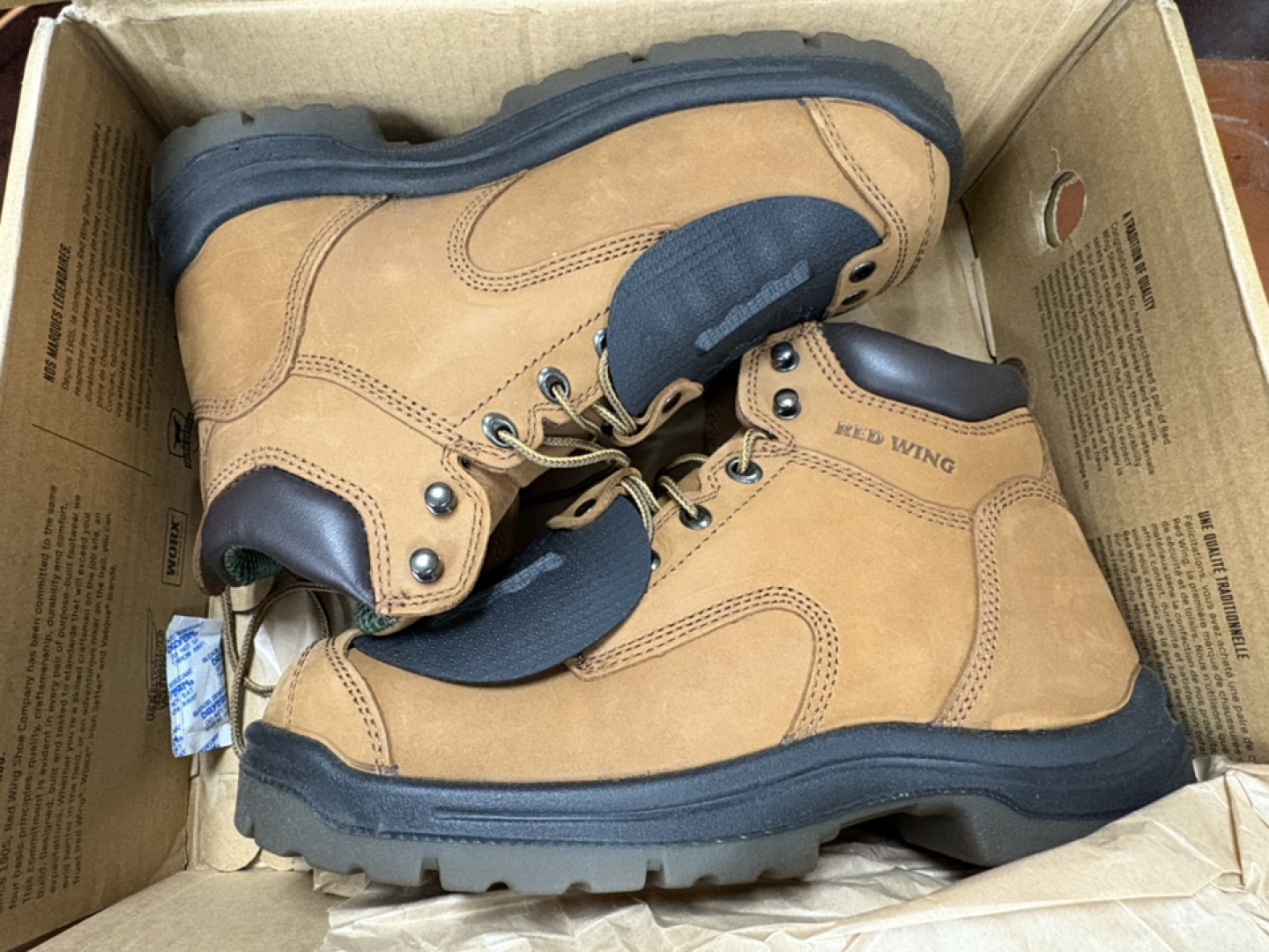 Men's Red Wing Shoes King Toe Work Boots Size 9.5D - photo 5