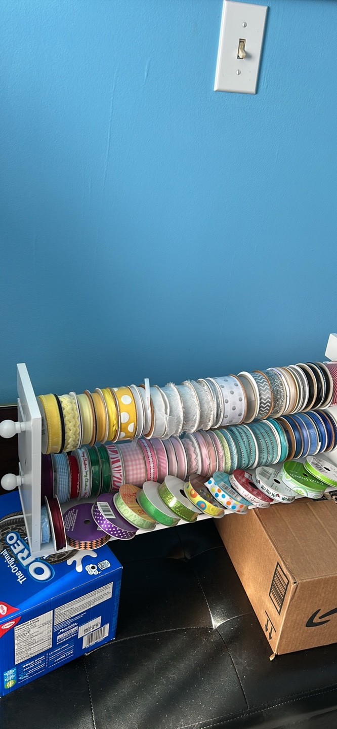 Large Collection of Ribbons on Organizer