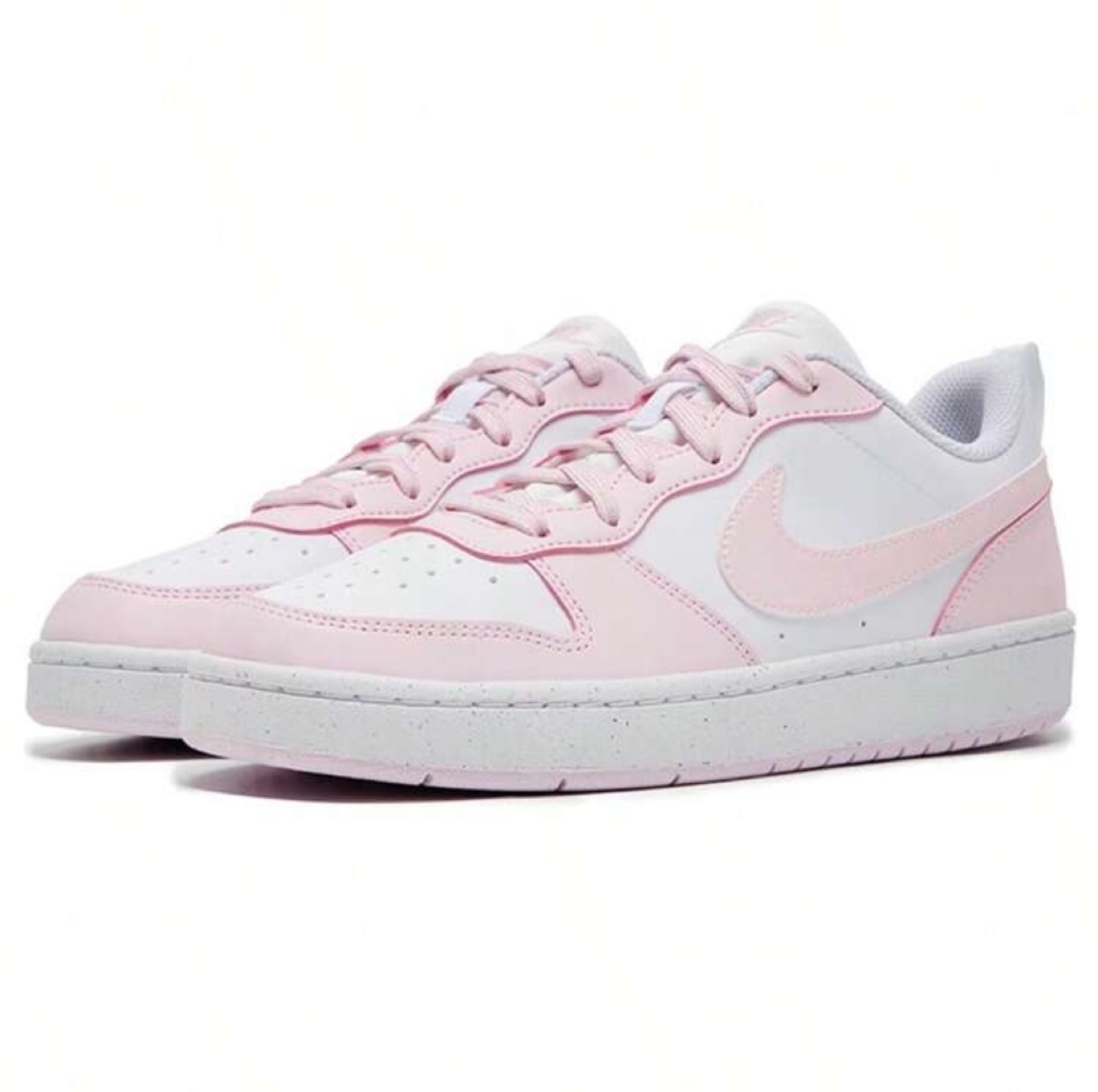 Nike Court Borough Low 2 Sneakers - Pink and White - photo 2