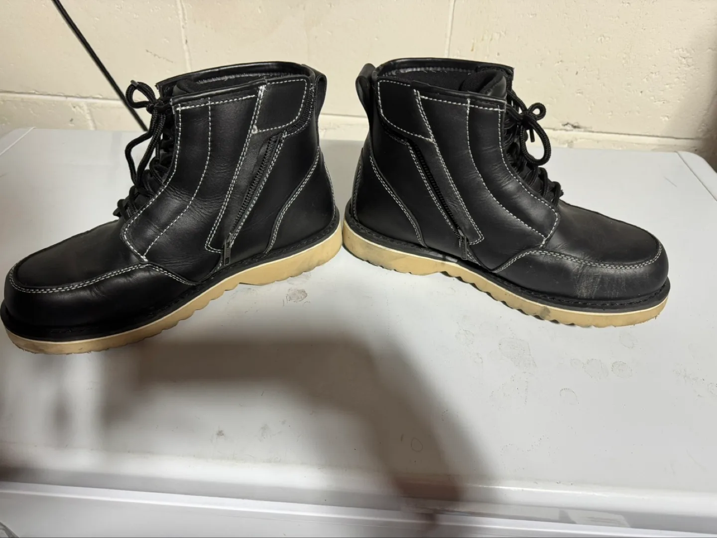 SPEED and STRENGTH Boots - Men's Black Leather Motorcycle Boots image indicator(3)