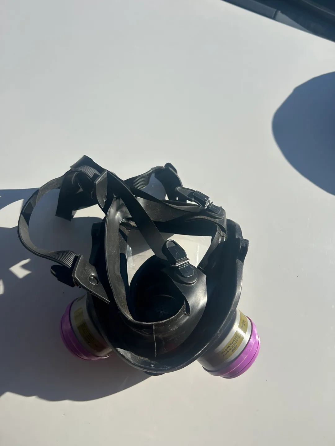 Vcan Full Face Respirator Mask with Filters image indicator(2)