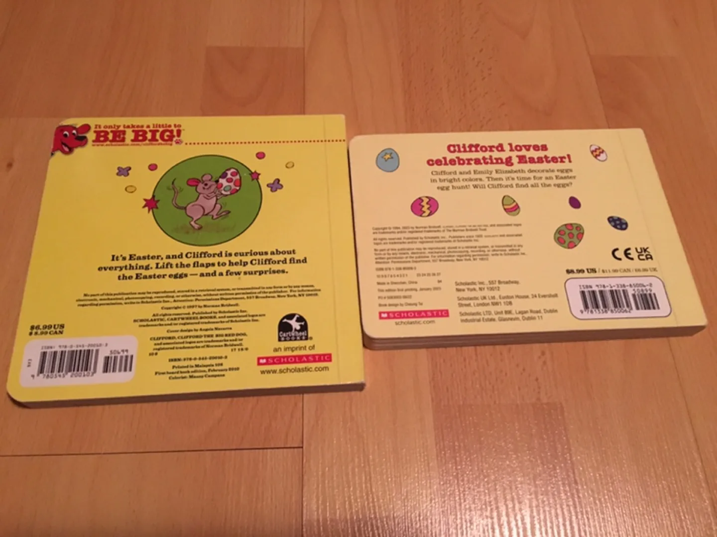 ($3 each) Clifford's First Easter & Happy Easter Board Books 💚 image indicator(5)