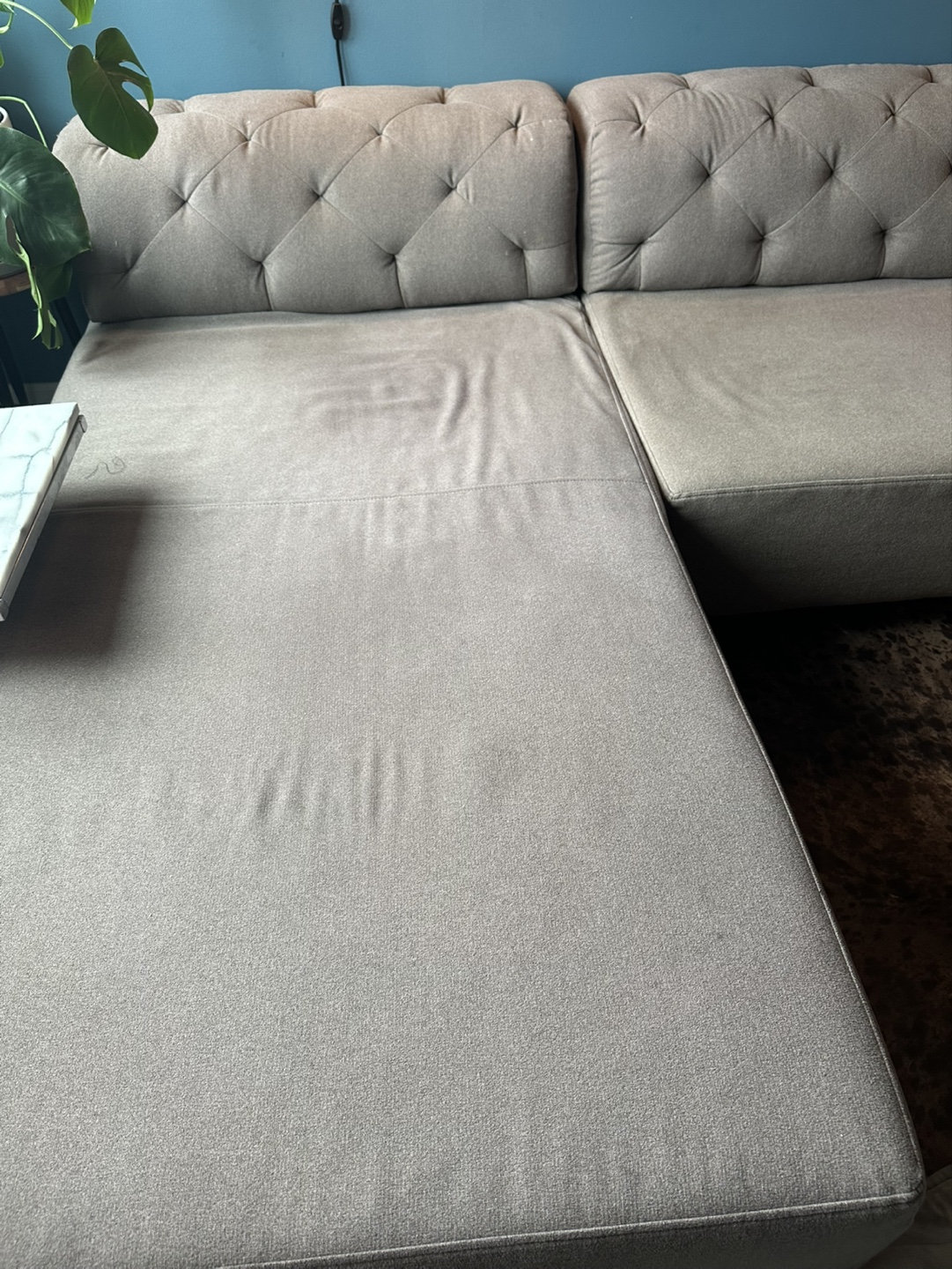 West Elm Gray Sectional Sofa