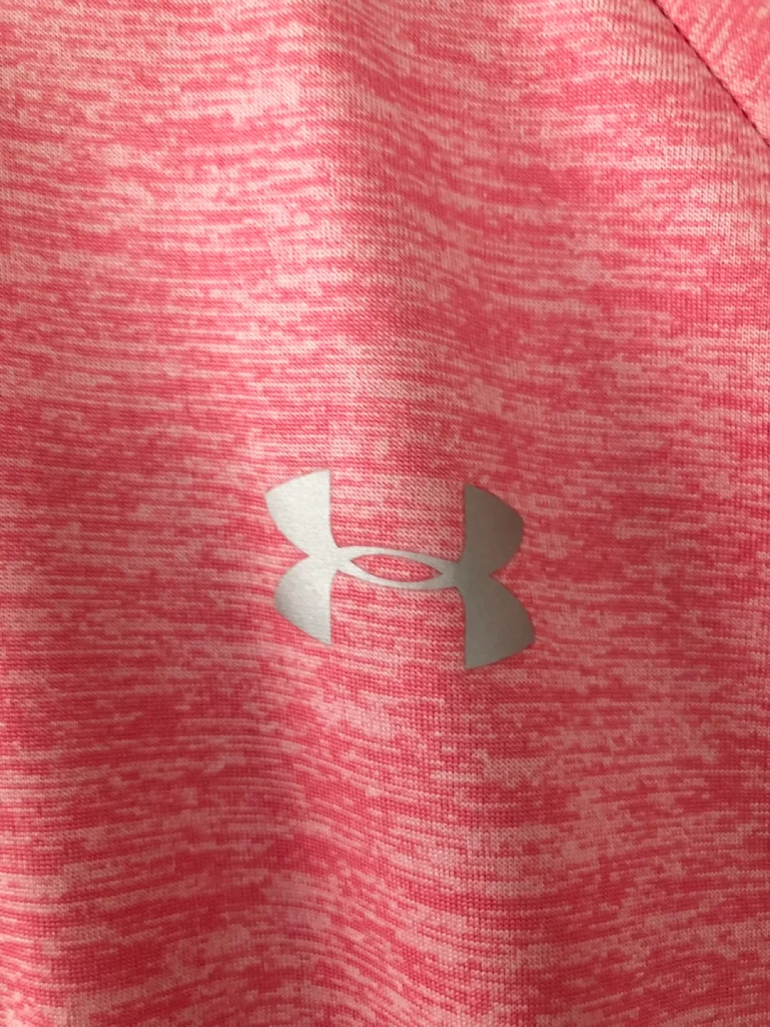 Women’s Under Armour 1/4 Zip Long Sleeve Top Pink XS image indicator(2)
