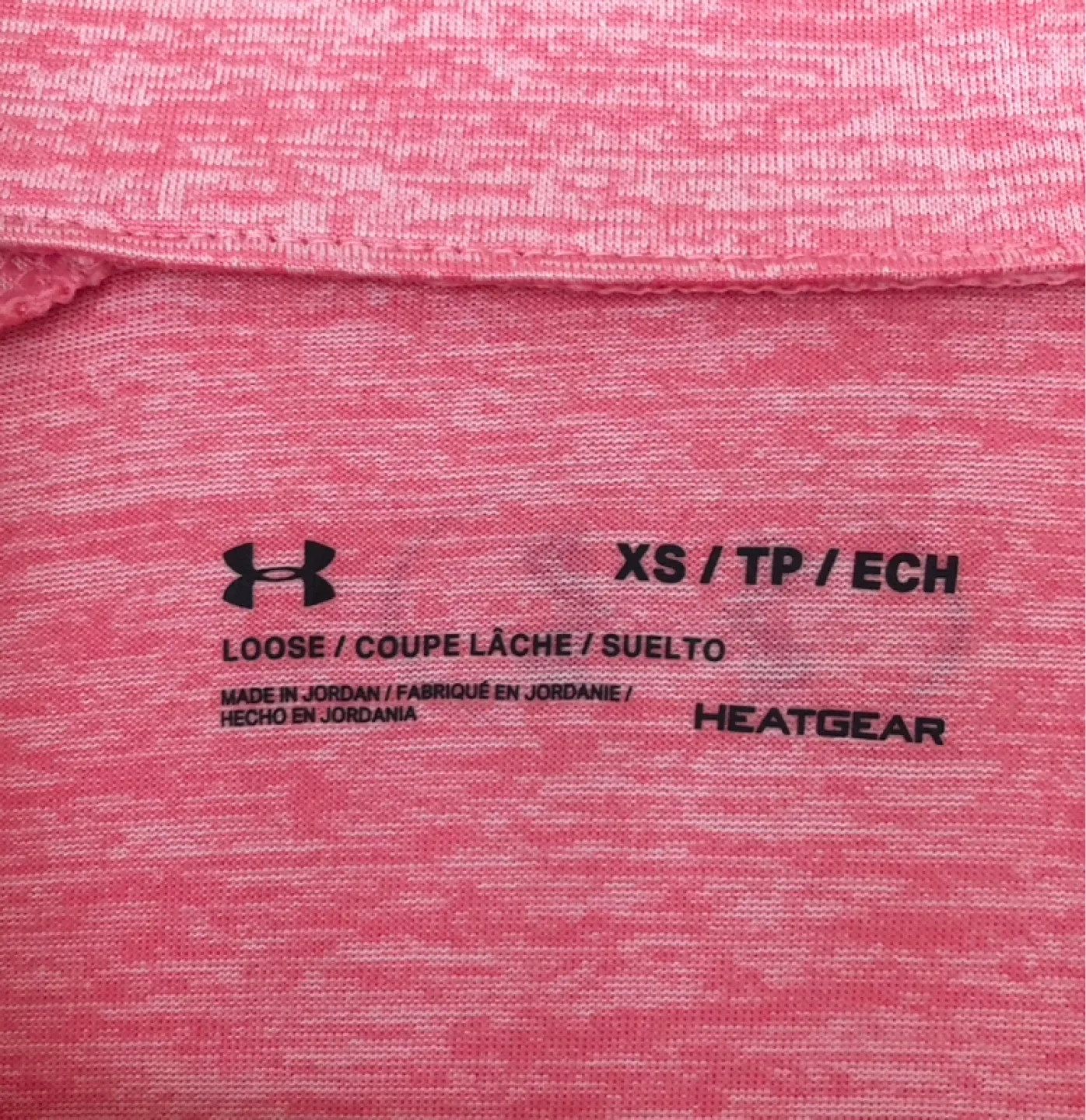 Women’s Under Armour 1/4 Zip Long Sleeve Top Pink XS image indicator(4)