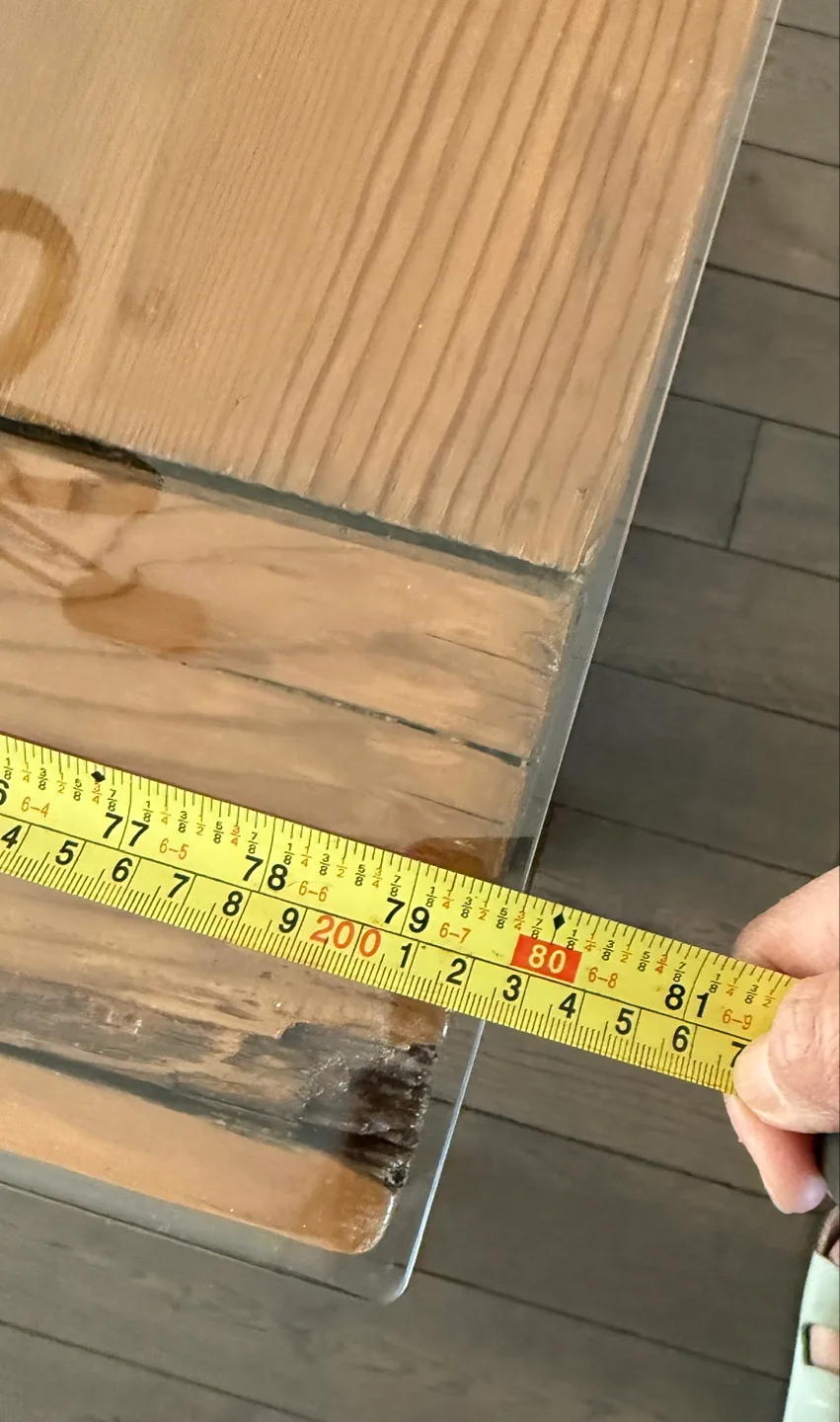 Old, old cedar wood door dining table image indicator(8)