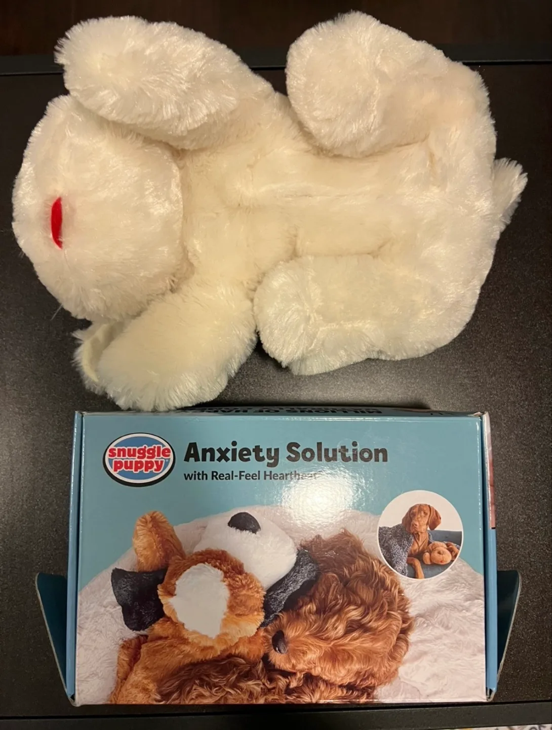 Snuggle Puppy Anxiety Solution Plush Toy with Heat Pack image indicator(2)