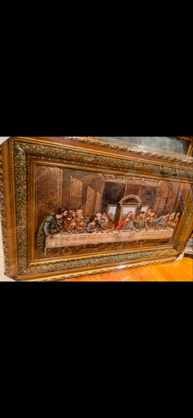 Large Framed The Last Supper Tapestry image indicator(3)