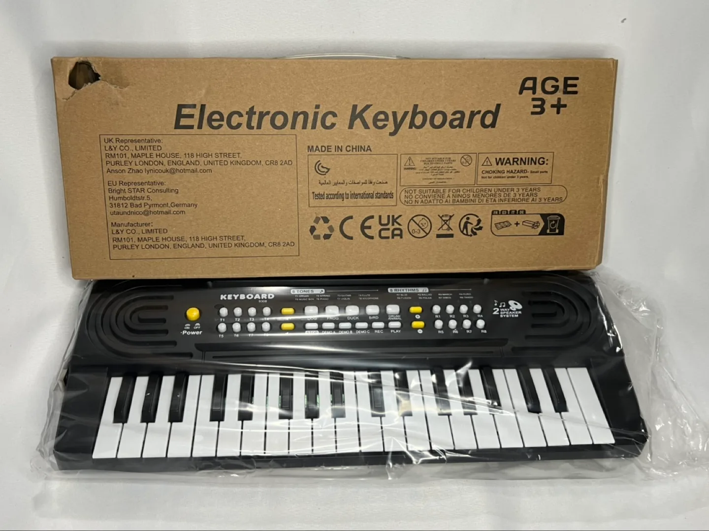 Electronic Keyboard for Kids - 2 Speaker, 8 Tones, 8 Rhythms thumbnail