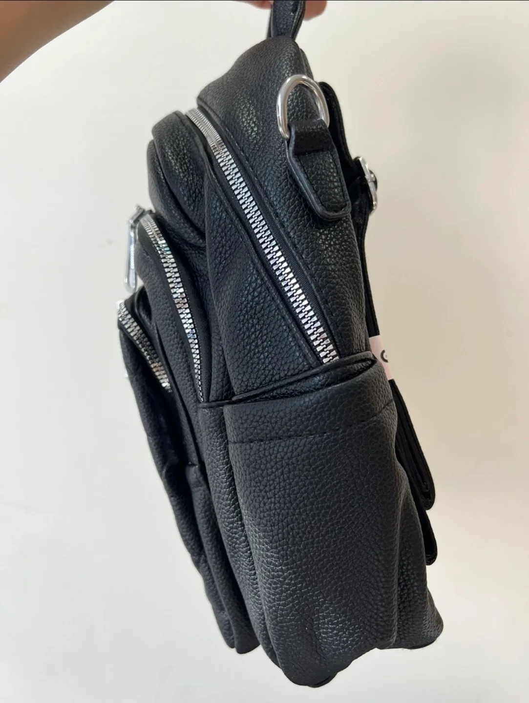《Brand New》Black Mini Backpack image indicator(4)