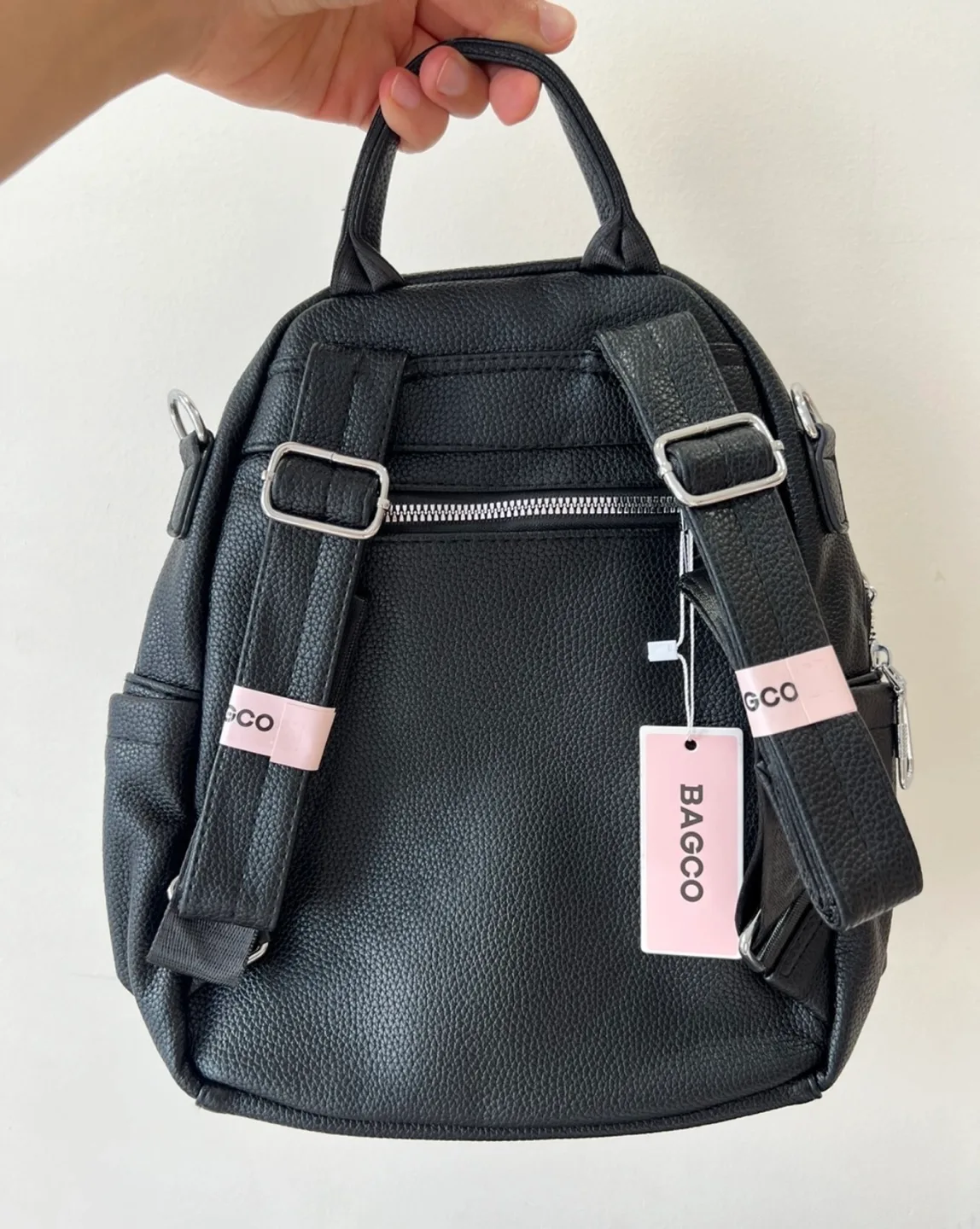 《Brand New》Black Mini Backpack image indicator(2)