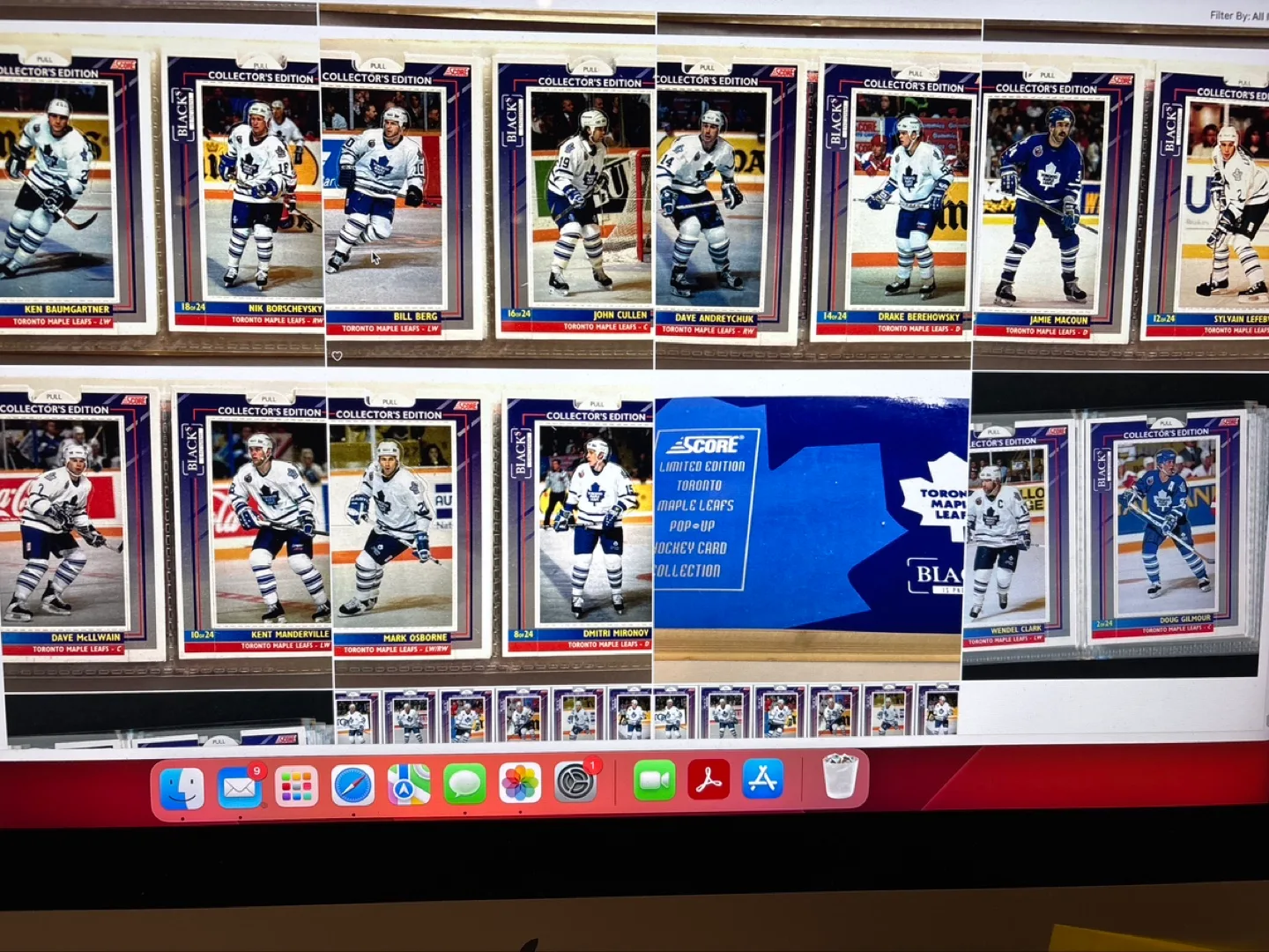 1990-91 Score Collectors Toronto Maple Leafs Hockey Cards image indicator(2)