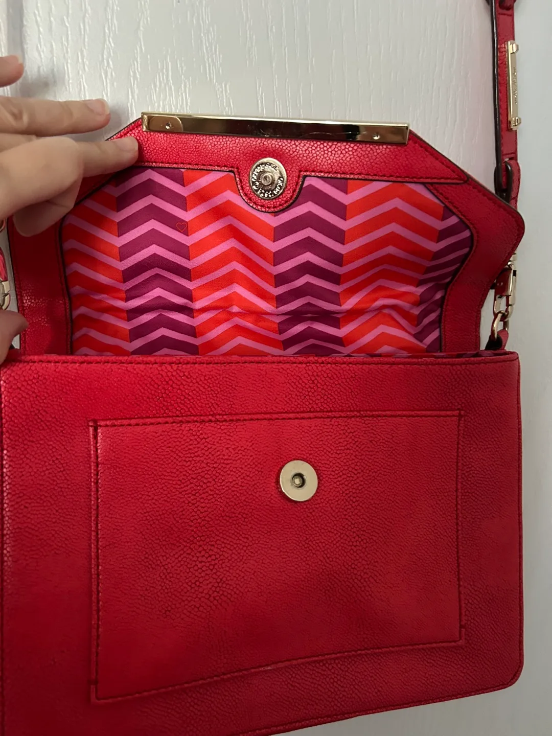 Red Stella & dot Crossbody Bag & Clutch ❤️ image indicator(5)