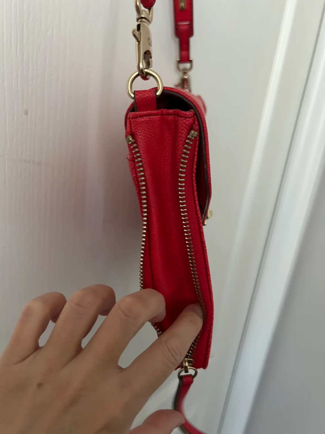 Red Stella & dot Crossbody Bag & Clutch ❤️ image indicator(9)
