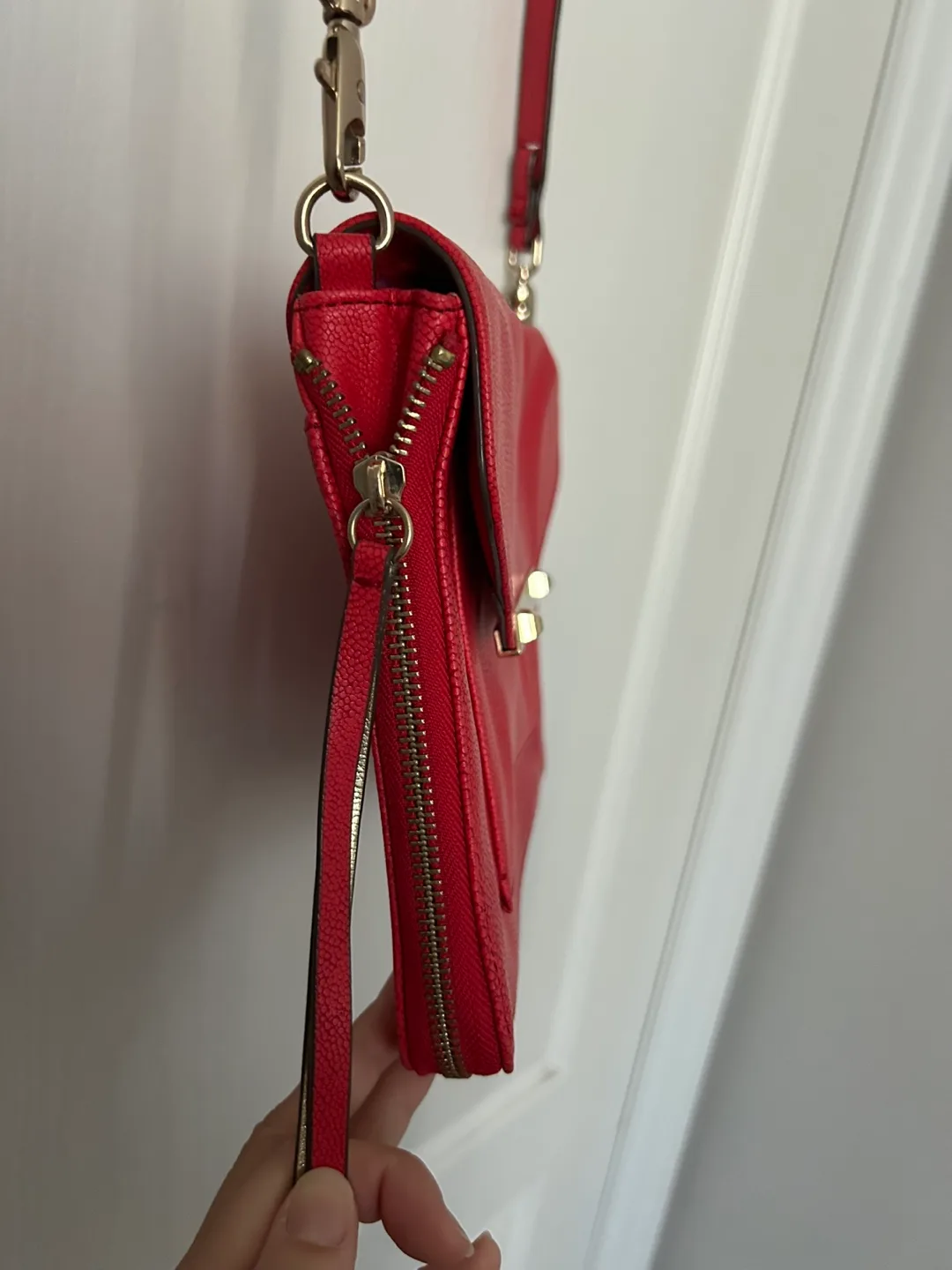 Red Stella & dot Crossbody Bag & Clutch ❤️ image indicator(8)