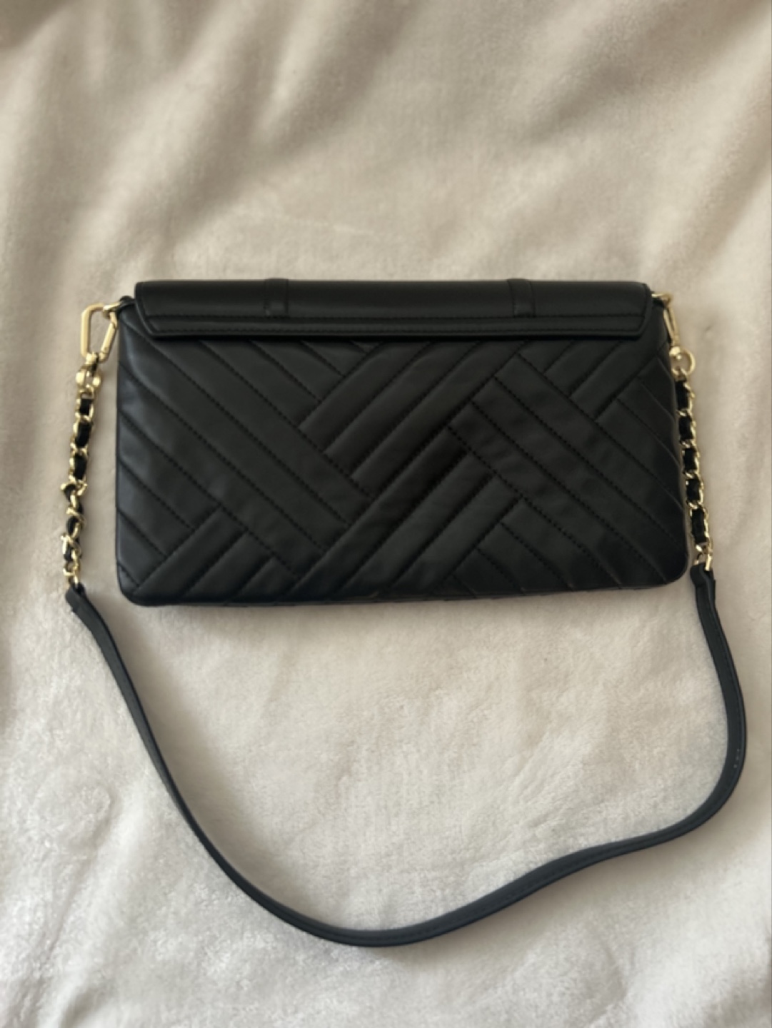 Tory Burch Black Quilted Leather  Bag 💚 - photo 3