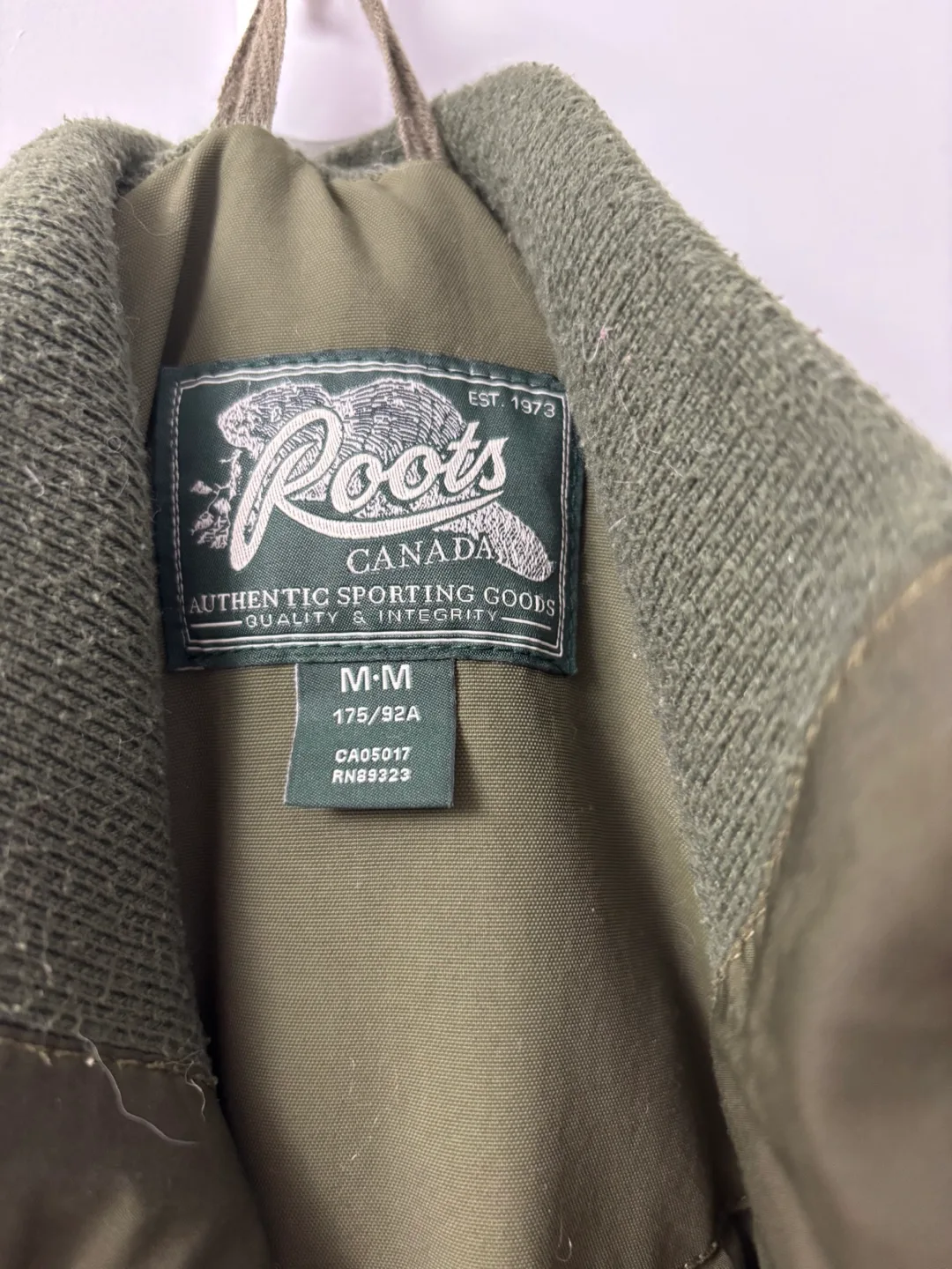 Roots Canada Olive Green Parka Jacket - Size M/M image indicator(3)