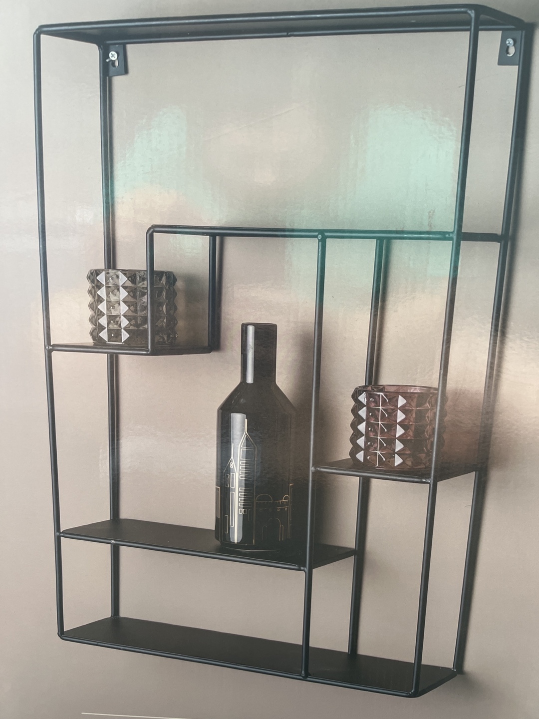 Rodmar Black Metal Wall Shelf - photo 4