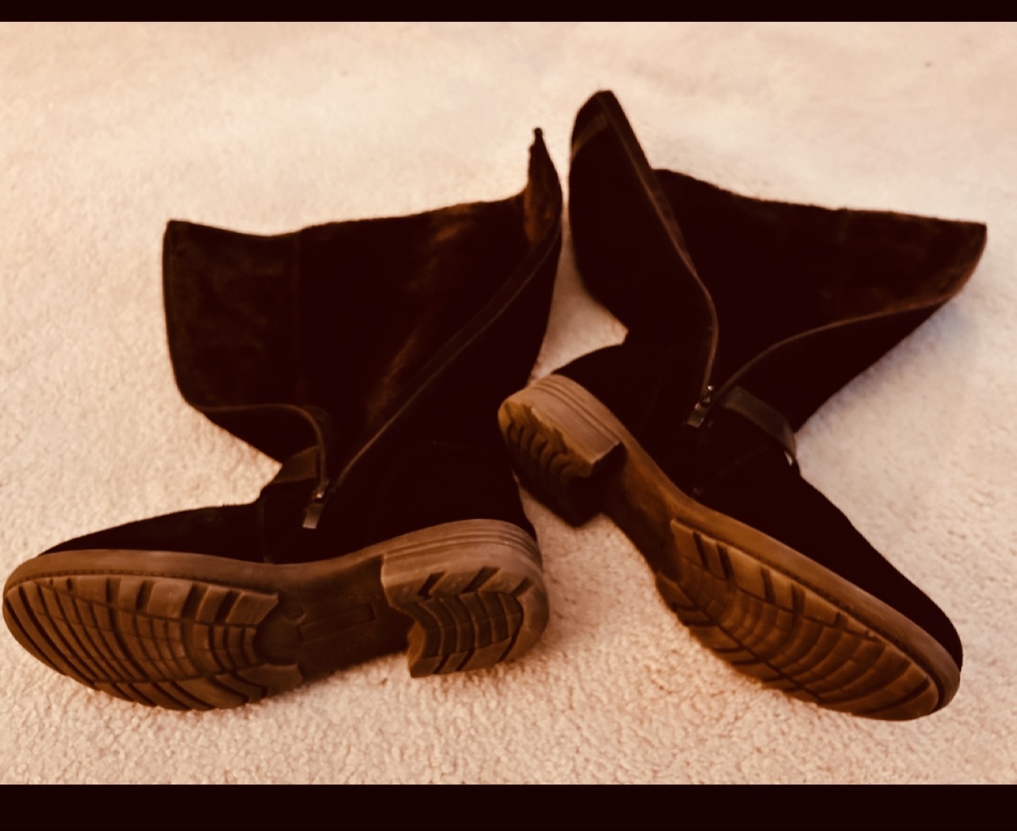 Brown Suede leather Tall Boots - photo 2