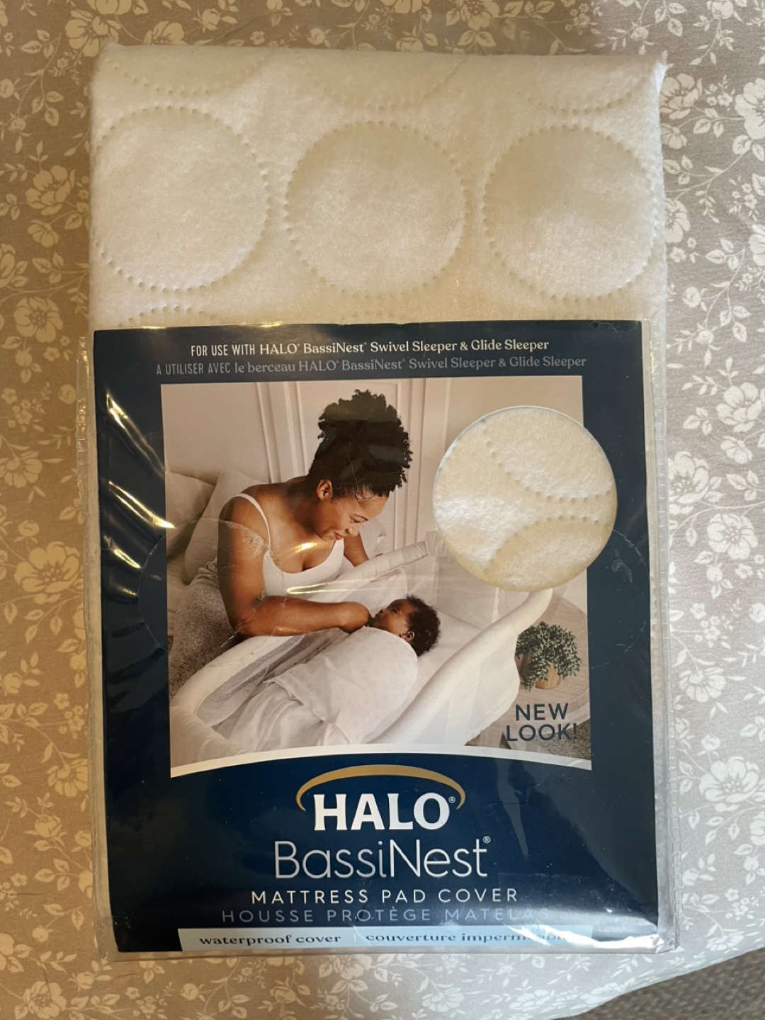 HALO Bassinet Mattress Pad Cover - Waterproof