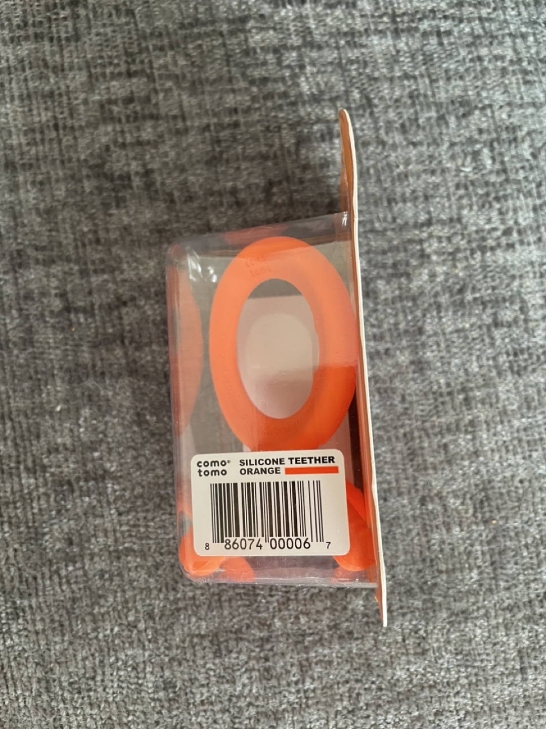 *Brand New* Comotomo Silicone Teether - Orange - photo 2