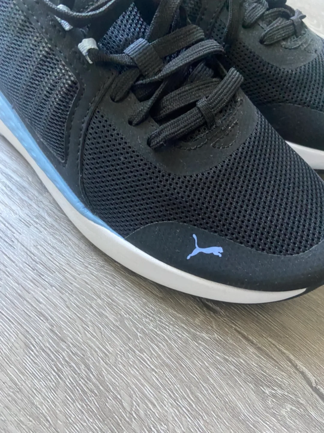 Puma Women's Running Shoes - Black & Light Blue image indicator(2)