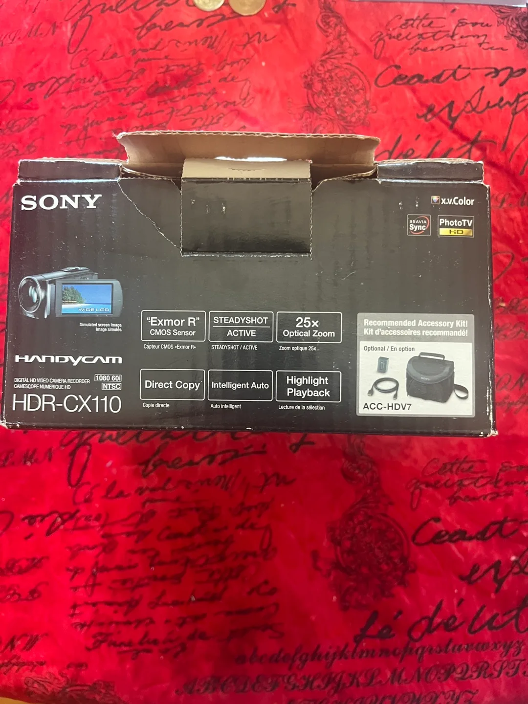 Sony Handycam HDR-CX110 Digital Video Camera Recorder - Black image indicator(2)