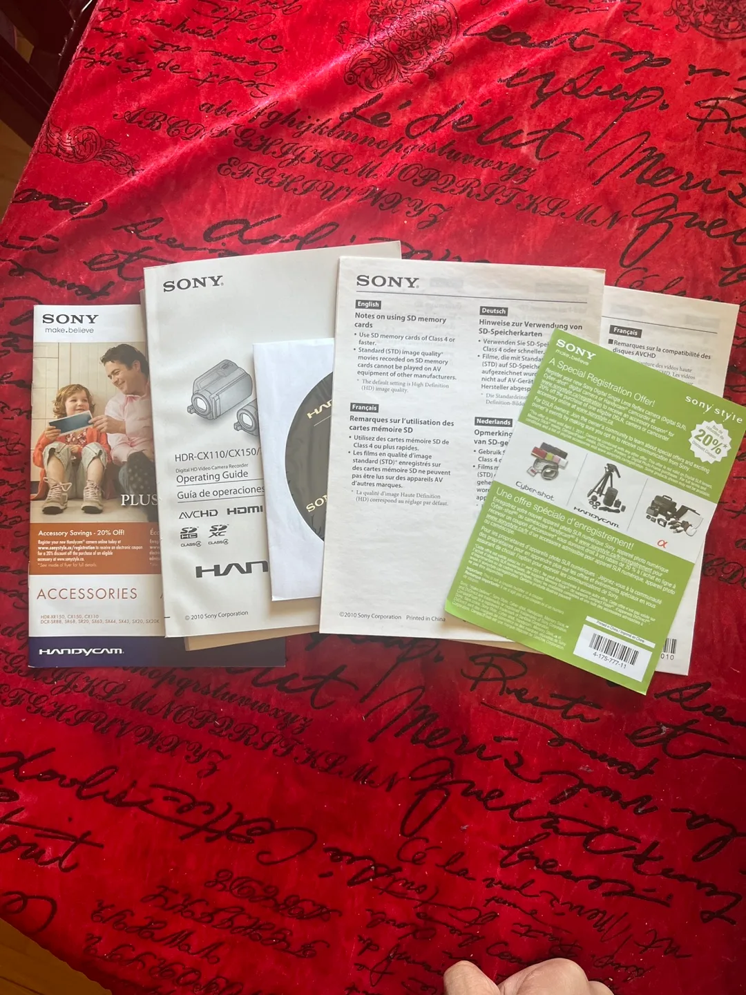 Sony Handycam HDR-CX110 Digital Video Camera Recorder - Black image indicator(6)