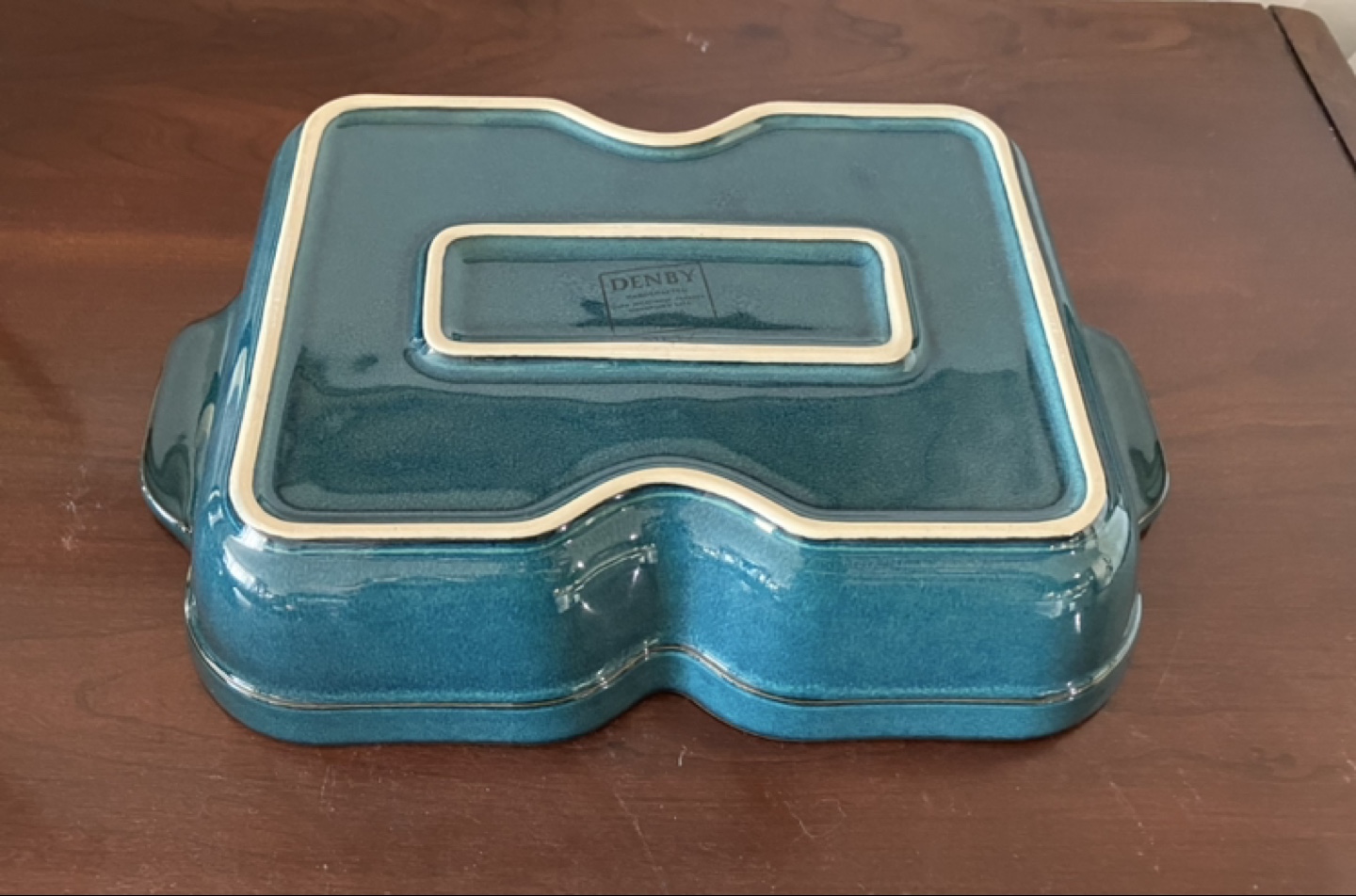 Denby Divided Baking Dish Teal & Blue - photo 2