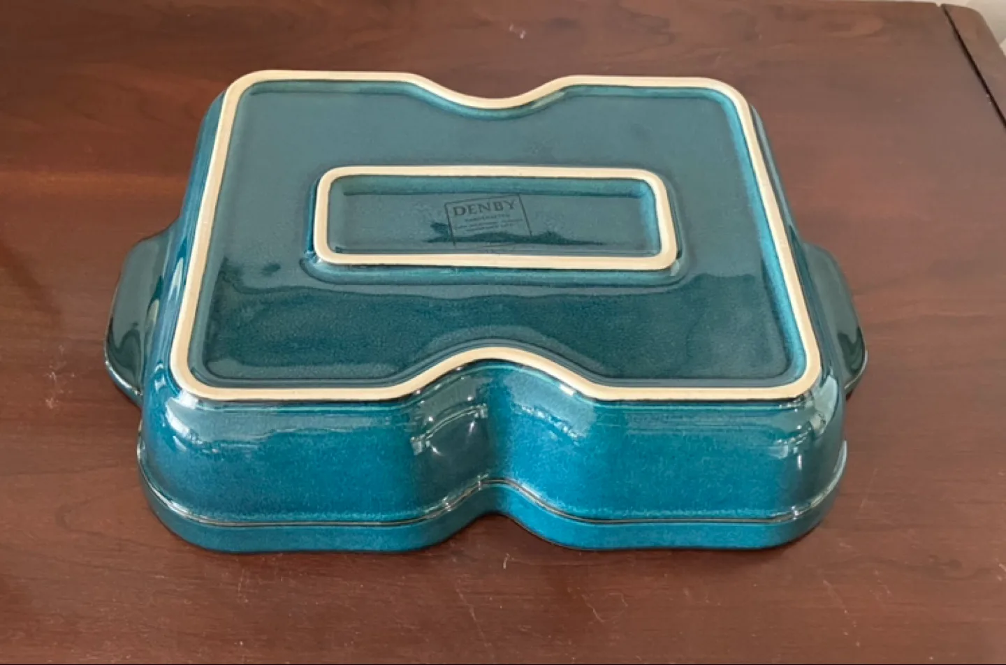 Denby Divided Baking Dish Teal & Blue image indicator(2)