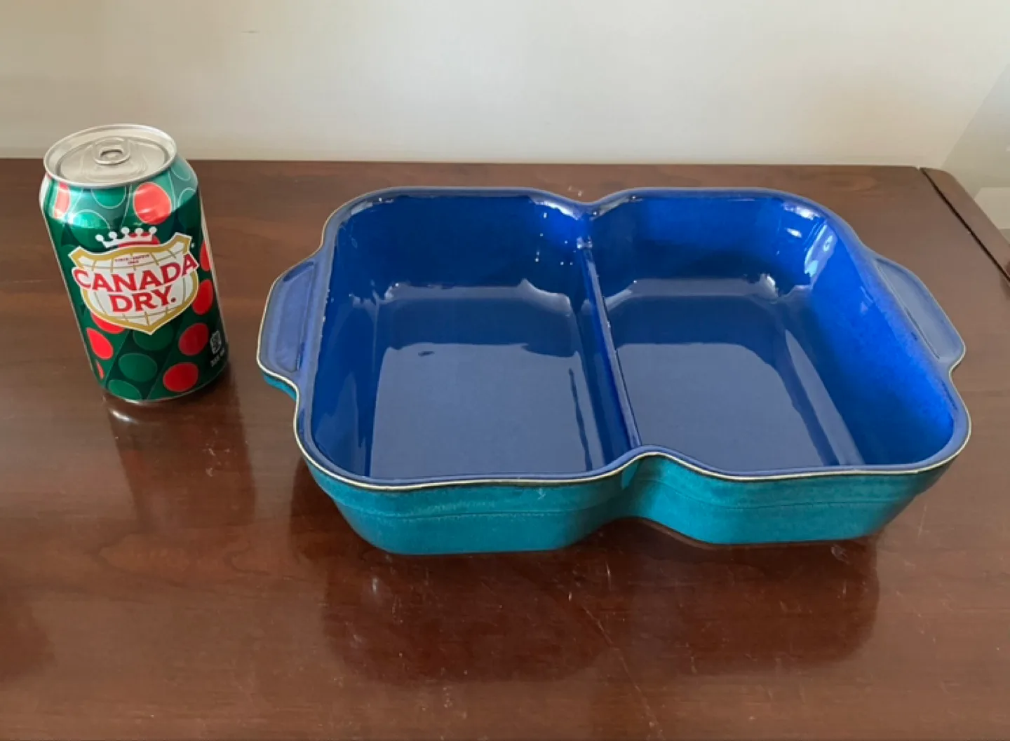 Denby Divided Baking Dish Teal & Blue image indicator(4)