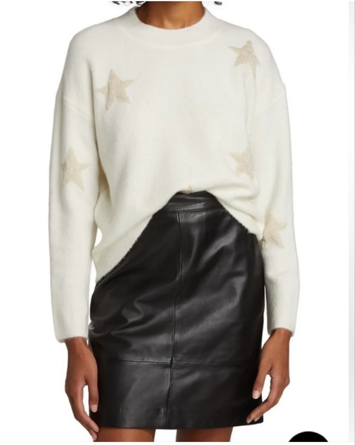 Rails Sparkling Star Appliqué  Sweater image indicator(3)