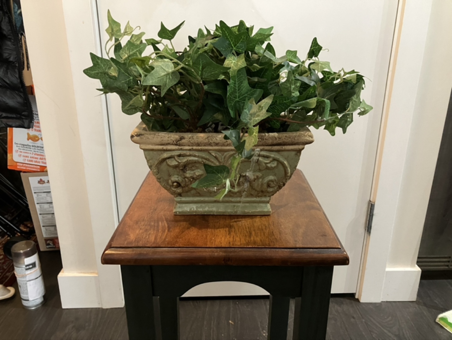 Artificial Ivy Plant in Ornate Planter