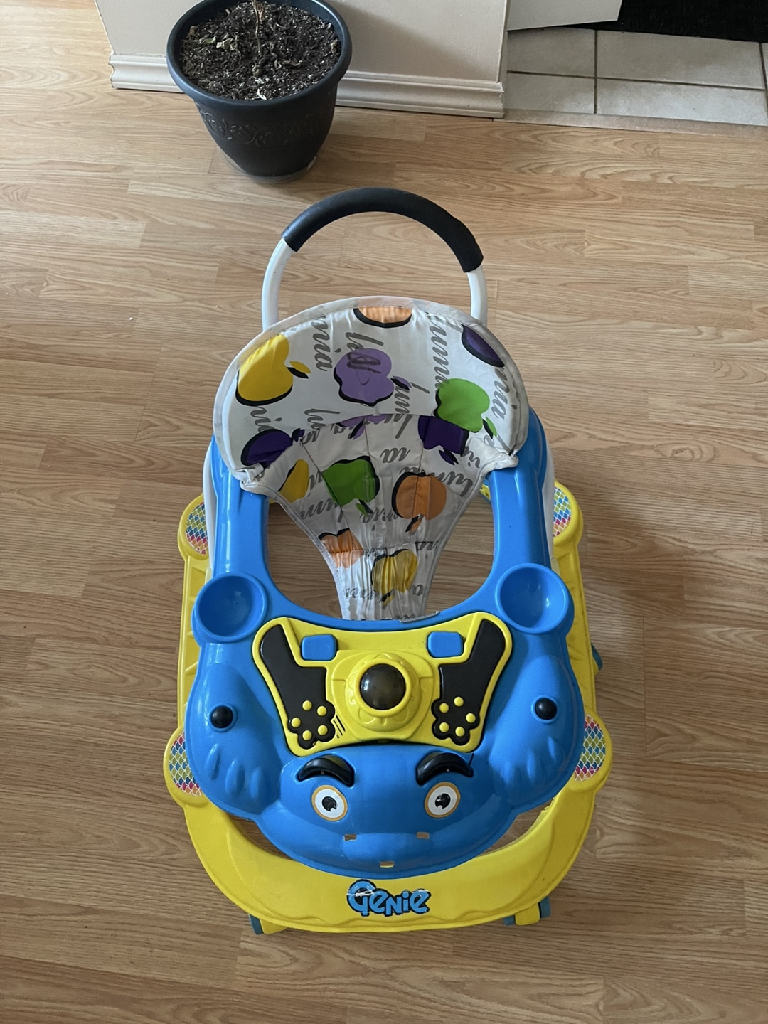 Baby Walker - Blue and Yellow -  Great Condition - photo 2