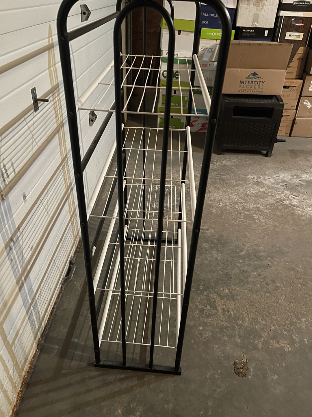 Metal 4-Tier Shoe Rack - photo 3