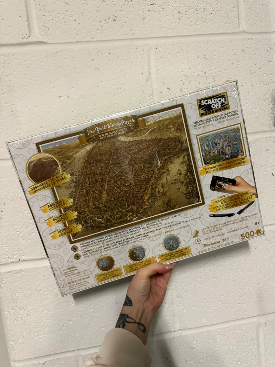 Sealed New York History Scratch Off Puzzle Reveal image indicator(2)