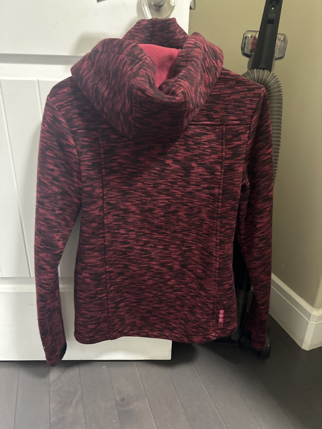 Bench Women's Size Medium Red & Black Fleece Hoodie - photo 2
