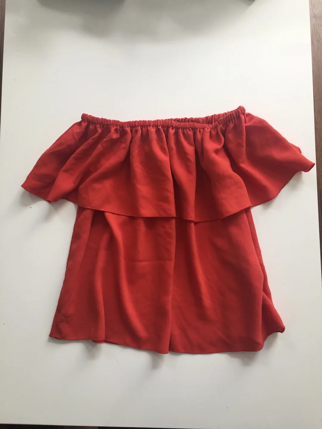 Wilfred Red off the shoulder top image indicator(3)