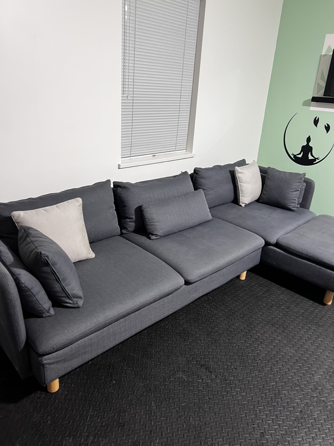 Grey Sectional Sofa  ( Delivery Available ) - photo 4
