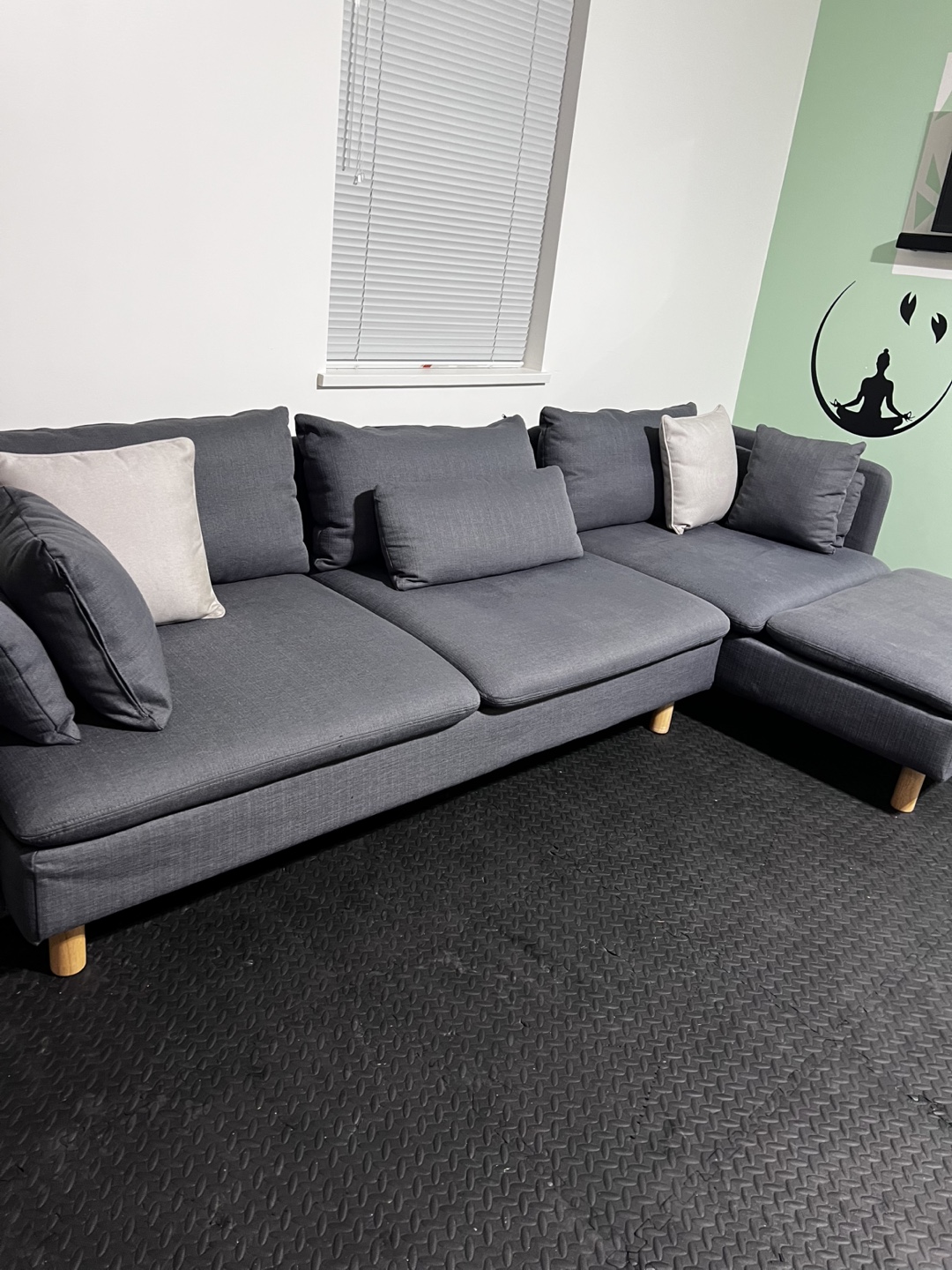 Grey Sectional Sofa  ( Delivery Available ) - photo 3