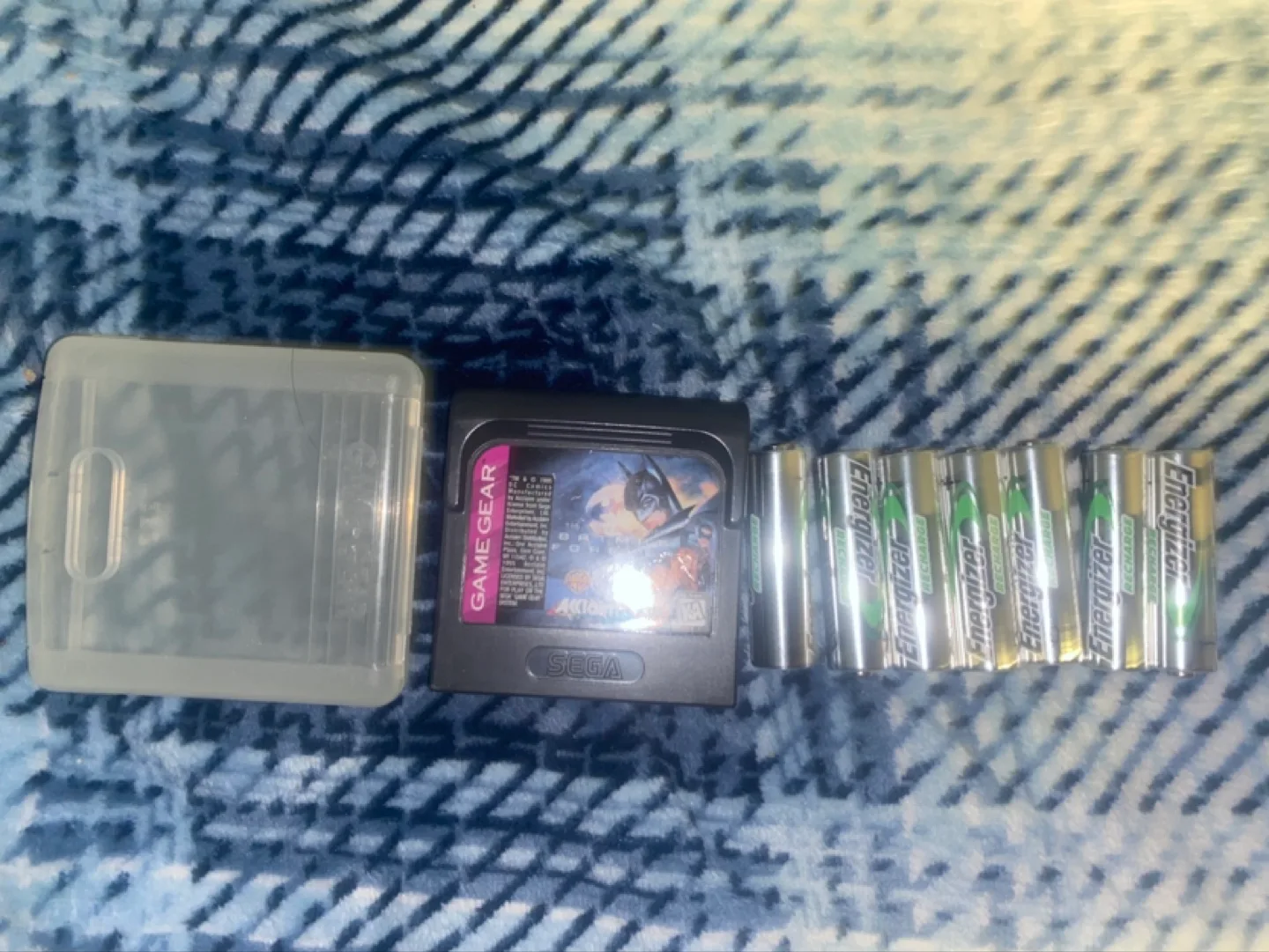 Sega Game Gear with 4 Games and Accessories new capacitors image indicator(3)