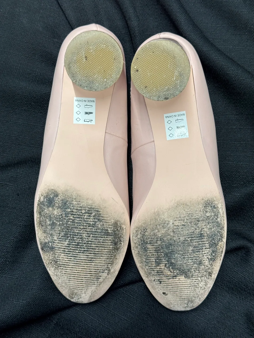 Nude Mat and Nat vegan leather heels WMNS size 8 💚 image indicator(5)