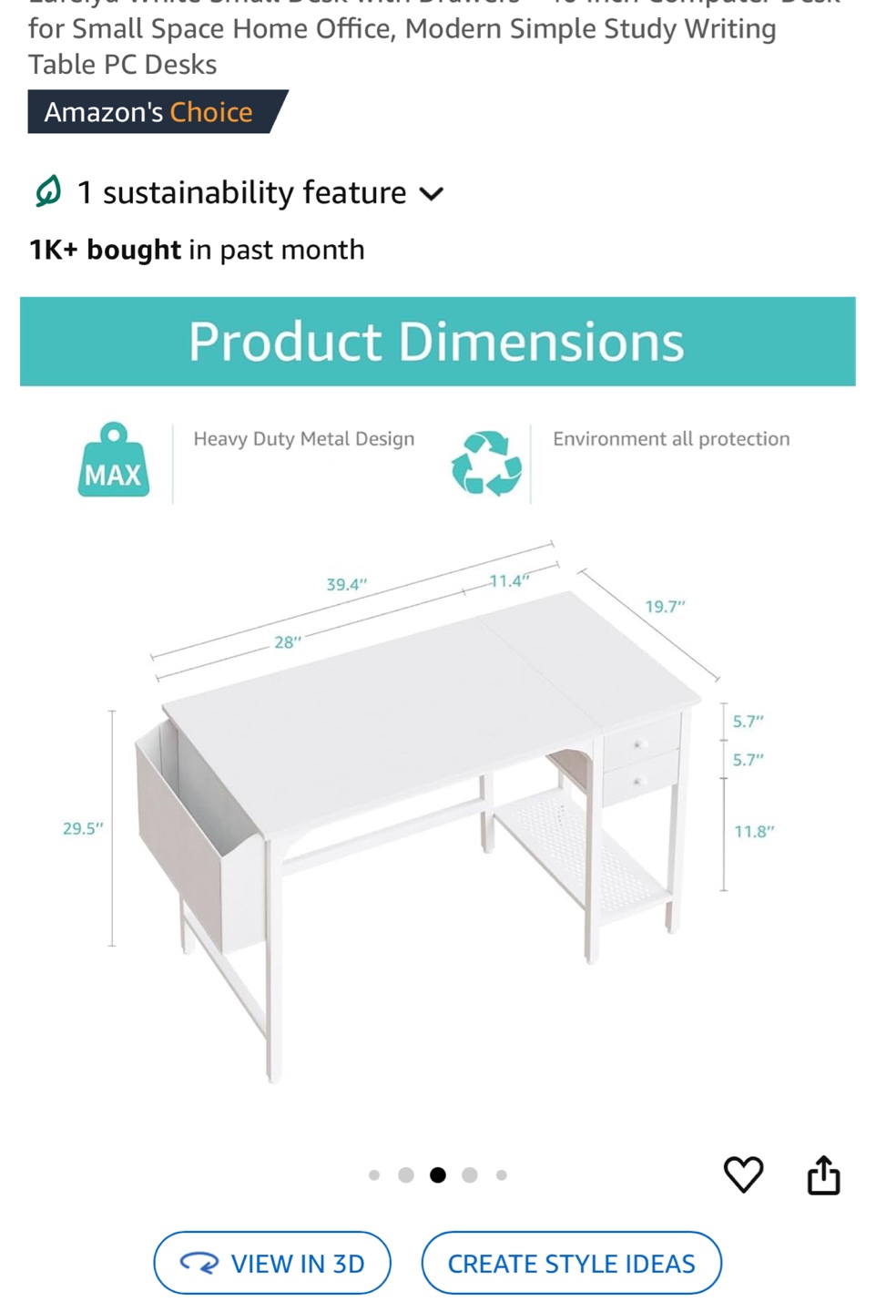 White Computer Desk